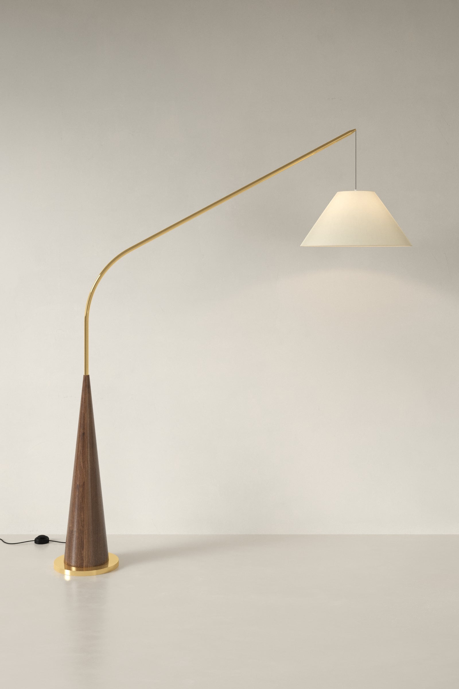 Ravelle Gold Fishing Floor Lamp