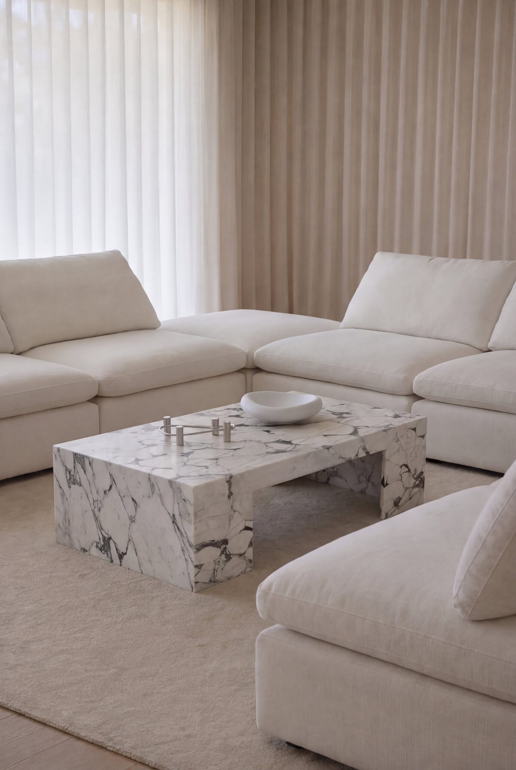 Evora Viola Marble Coffee Table