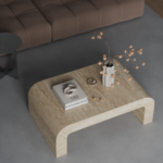 Kuzmina Travertine Coffee Table
