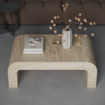 Kuzmina Travertine Coffee Table