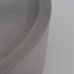 Alto Grey Microconcrete Round Coffee Table
