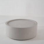 Alto Grey Microconcrete Round Coffee Table