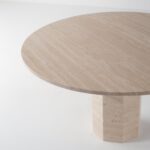 Merrigan Travertine Dining Table