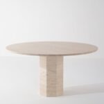 Merrigan Travertine Dining Table