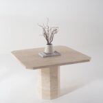 Devlin Travertine Dining Table