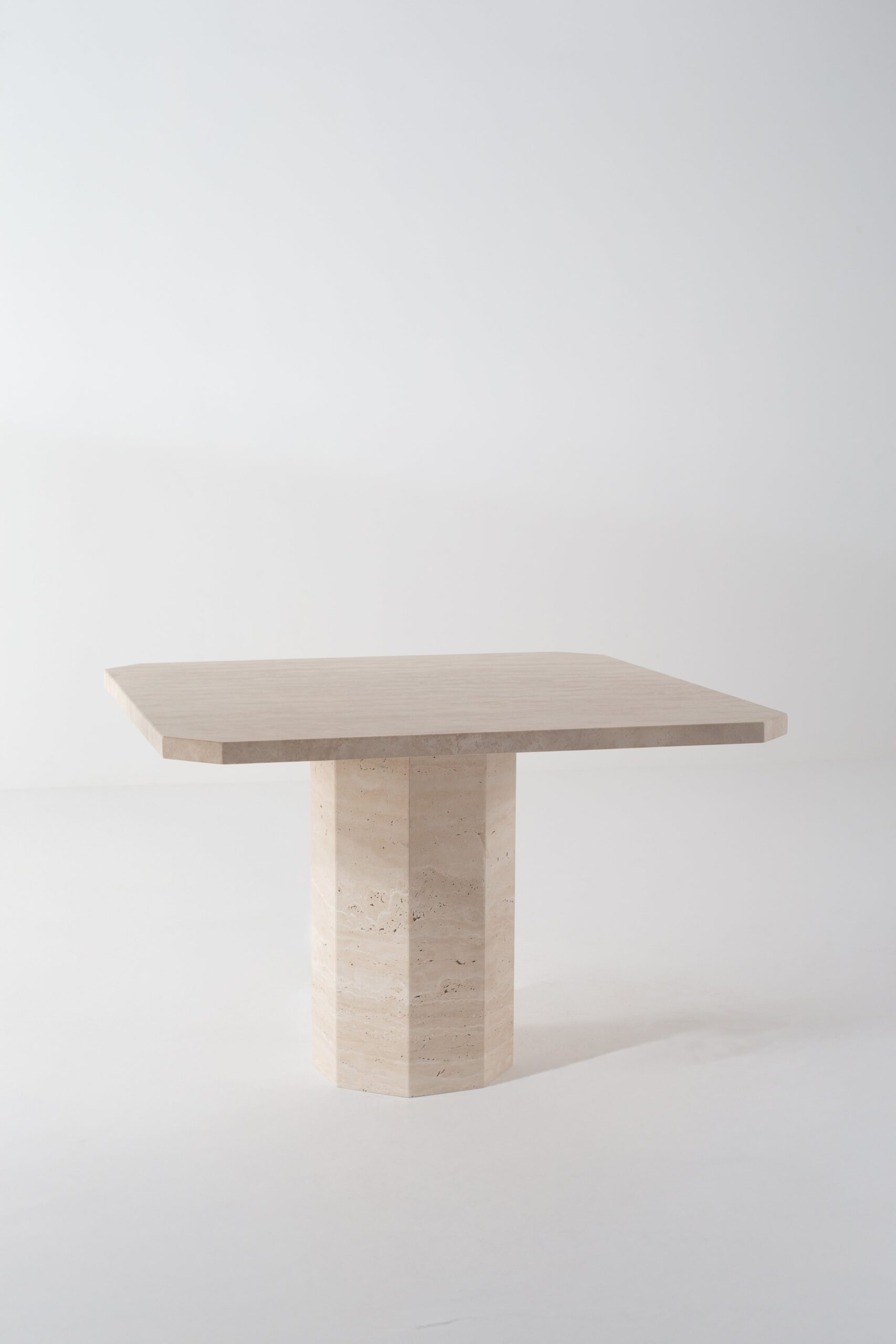 Devlin Travertine Dining Table - Image 4