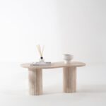 Lioren Travertine Coffee Table