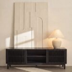 Julian Black Wooden TV Unit