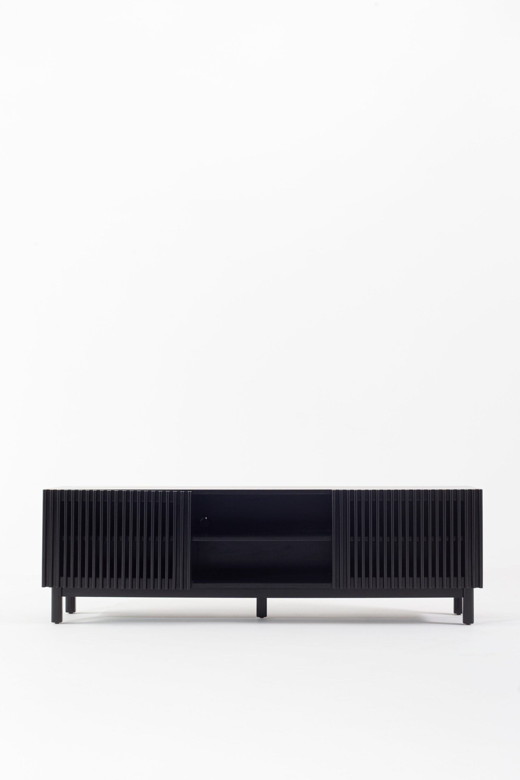 Julian Black Wooden TV Unit - Image 11