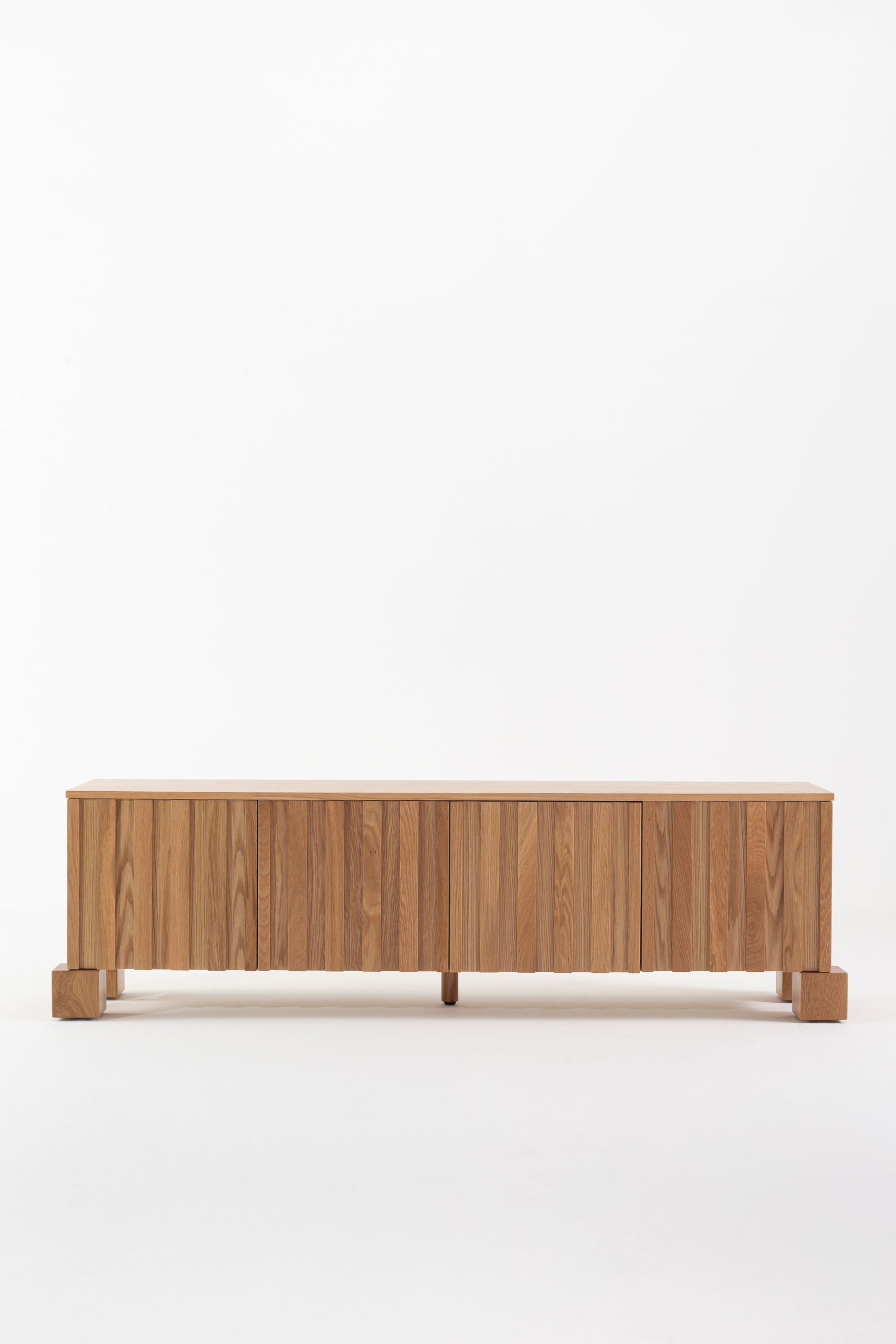Nolan Natural Wooden TV Unit