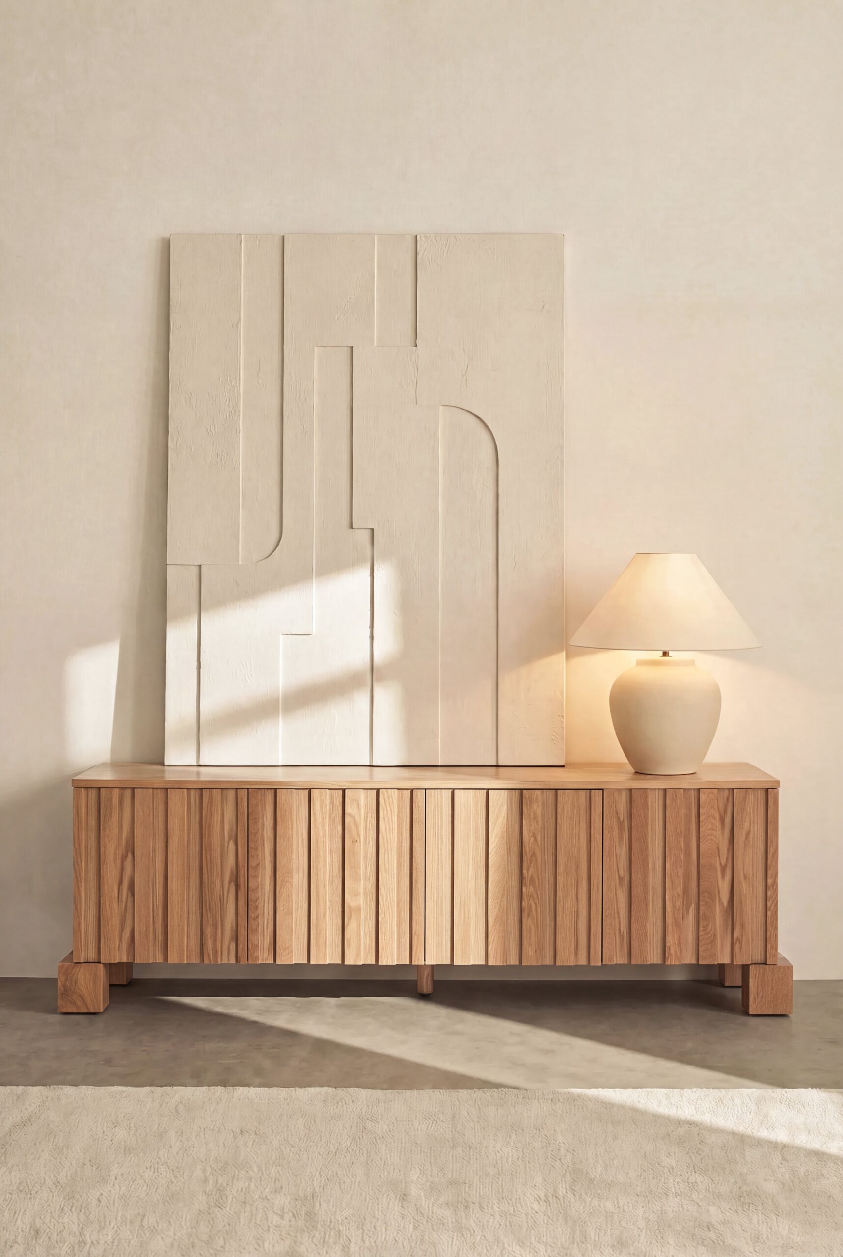 Nolan Natural Wooden TV Unit - Image 2