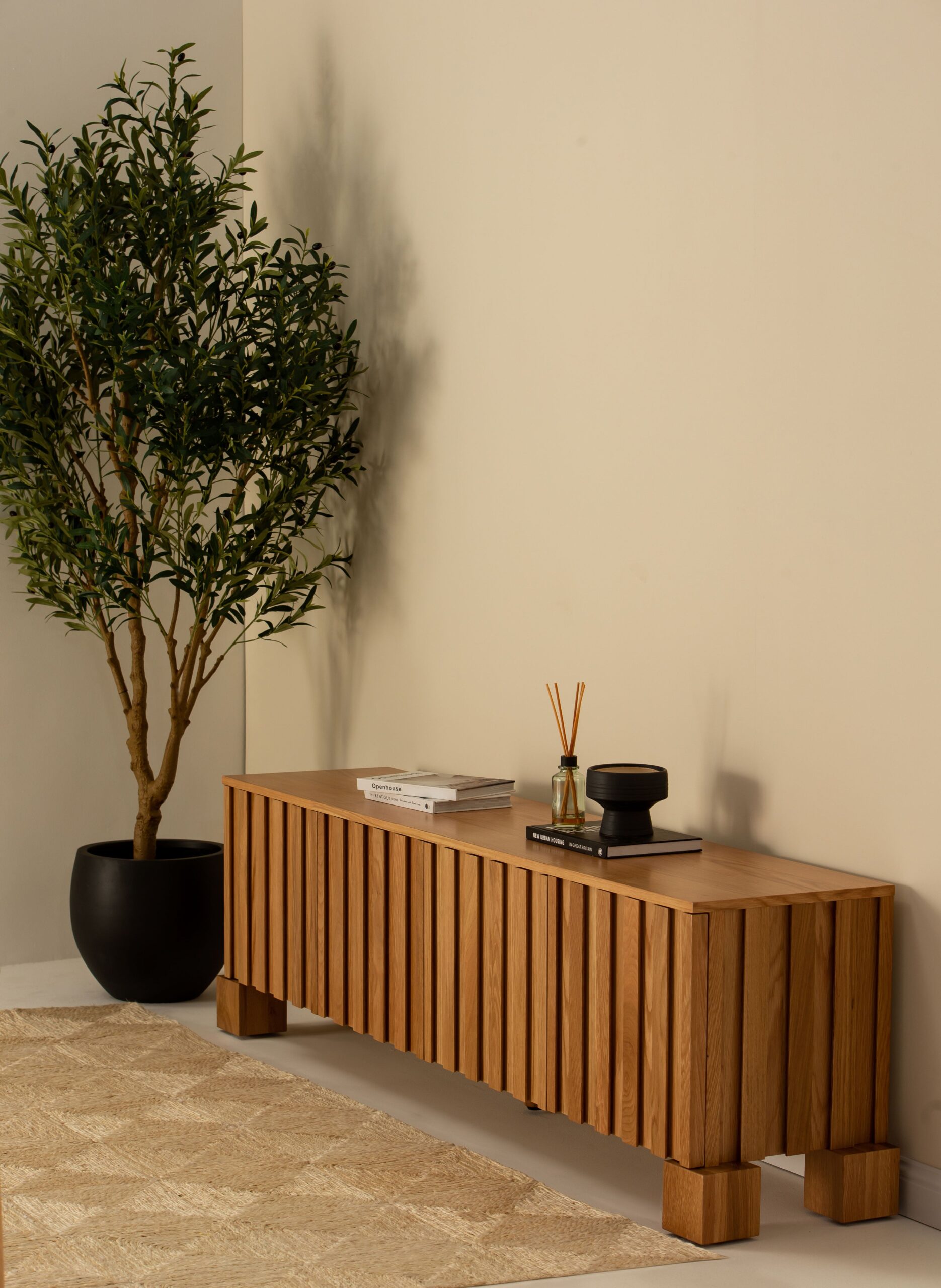 Nolan Natural Wooden TV Unit - Image 3