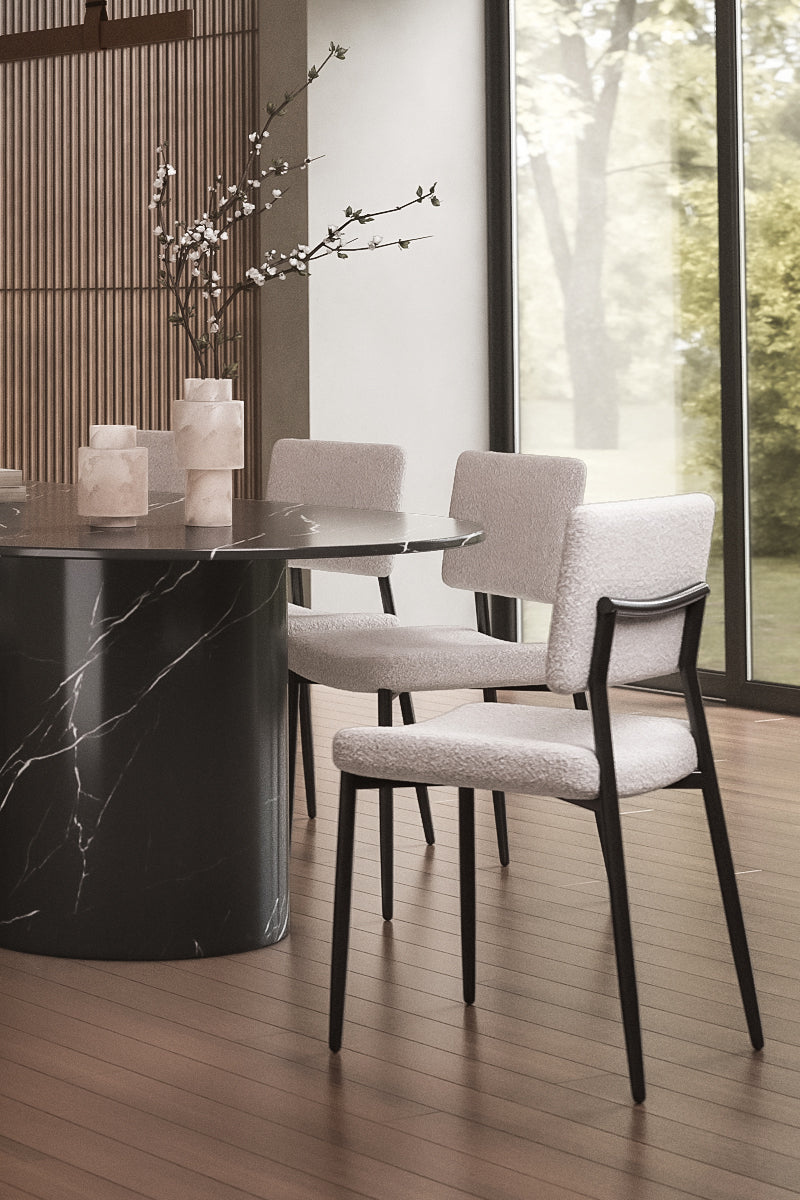 Arista Off White Dining Chair