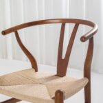 Beatrice Dark Wood & Rope Dining Chair
