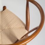 Beatrice Dark Wood & Rope Dining Chair