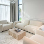 Felicity Beige Unfilled Travertine Coffee Table
