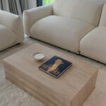 Felicity Beige Unfilled Travertine Coffee Table