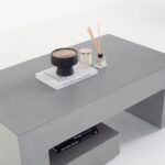Fiorenza Grey Microconcrete Coffee Table
