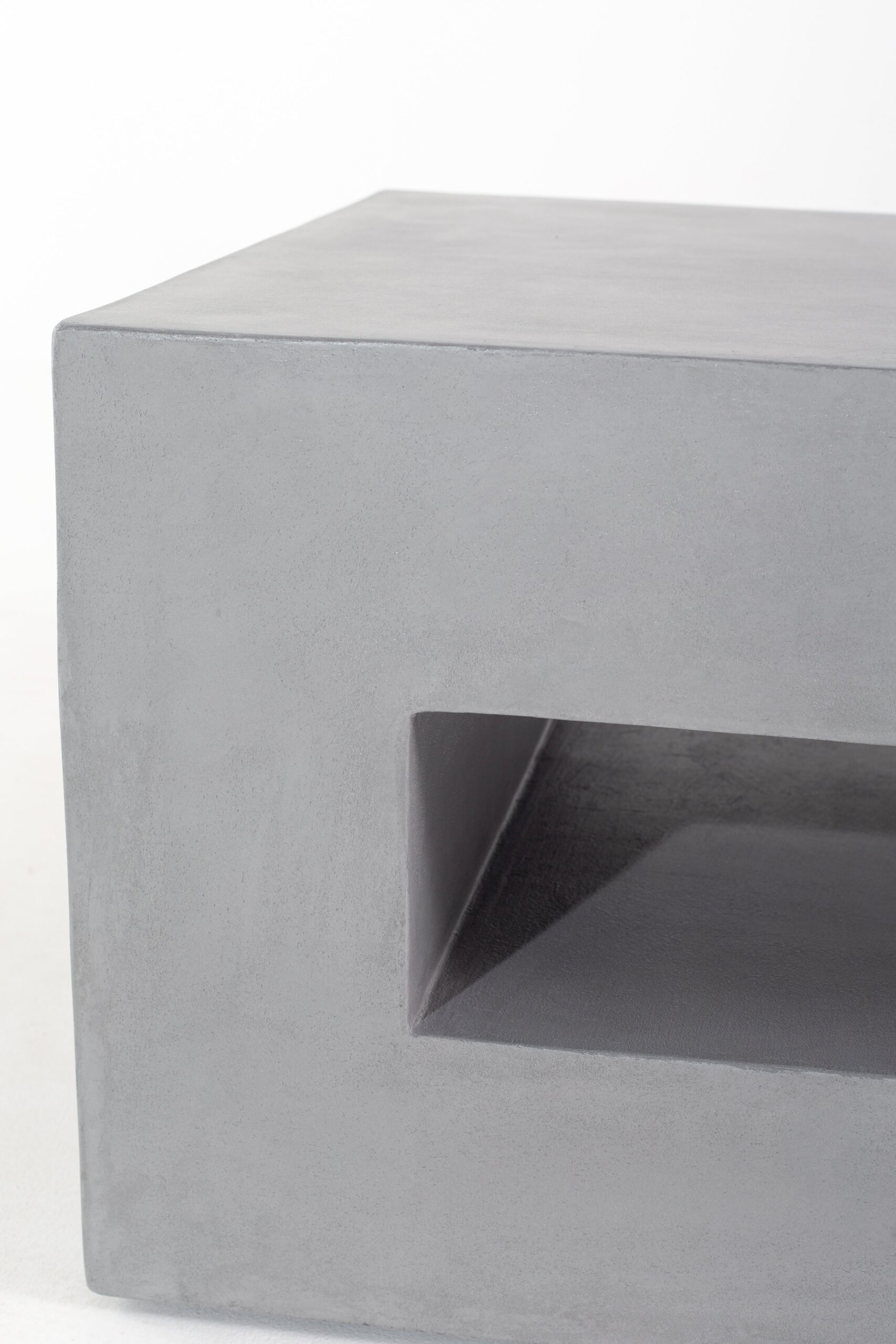 Fiorenza Grey Microconcrete Coffee Table - Image 3