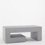 Fiorenza Grey Microconcrete Coffee Table