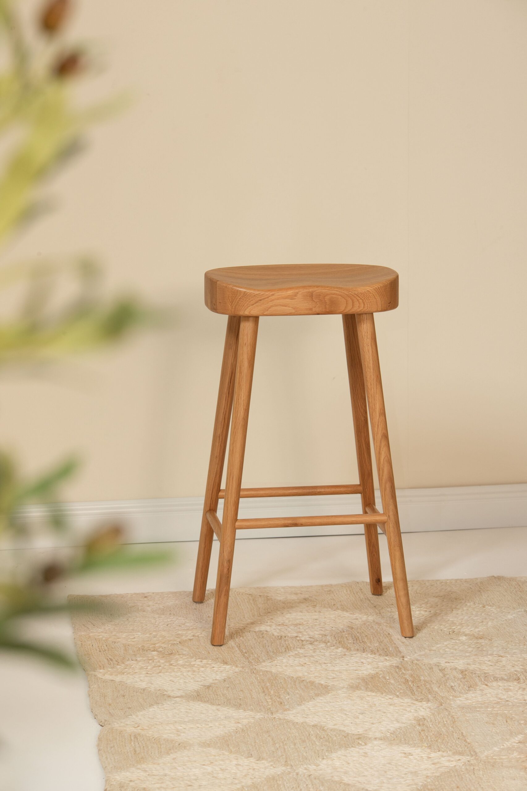 Owen Wooden Counter Stool - Image 2