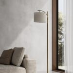 Lunar Arc Gold Floor Lamp