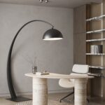 Darcia Irregular Top Travertine Desk