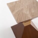 Zevara Breccia Brown Side Table