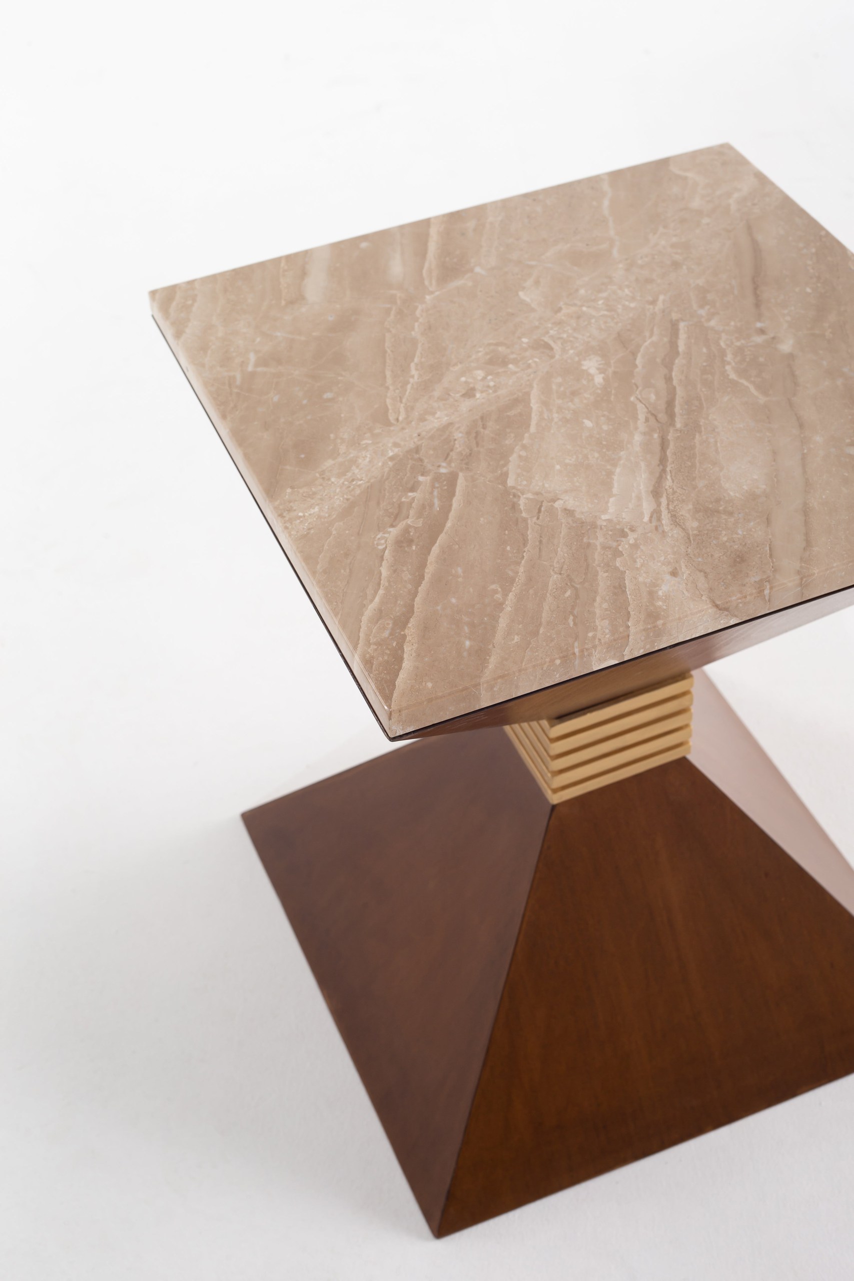Zevara Breccia Brown Side Table - Image 2