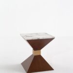 Zevara Breccia Brown Side Table