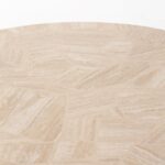 Azwa Puzzled Travertine Top Coffee Table