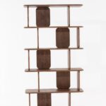 Lunova Dark Wooden Bookcase
