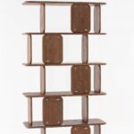 Lunova Dark Wooden Bookcase