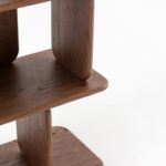 Lunova Dark Wooden Bookcase