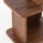 Lunova Dark Wooden Bookcase
