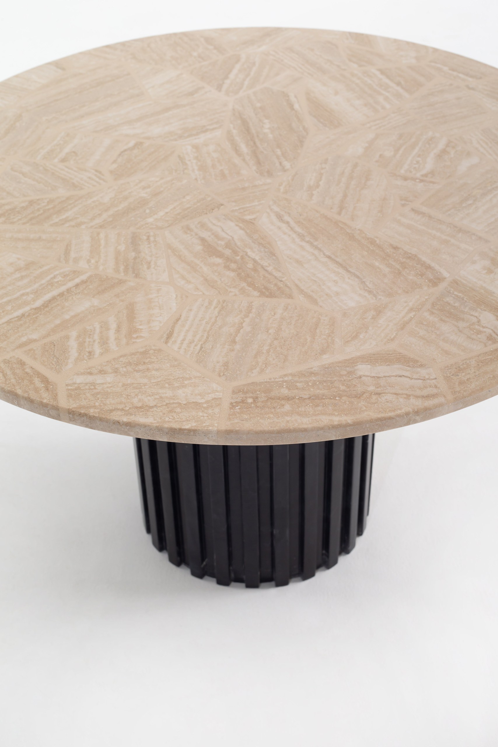 Delora Puzzle Travertine Coffee Table - Image 2