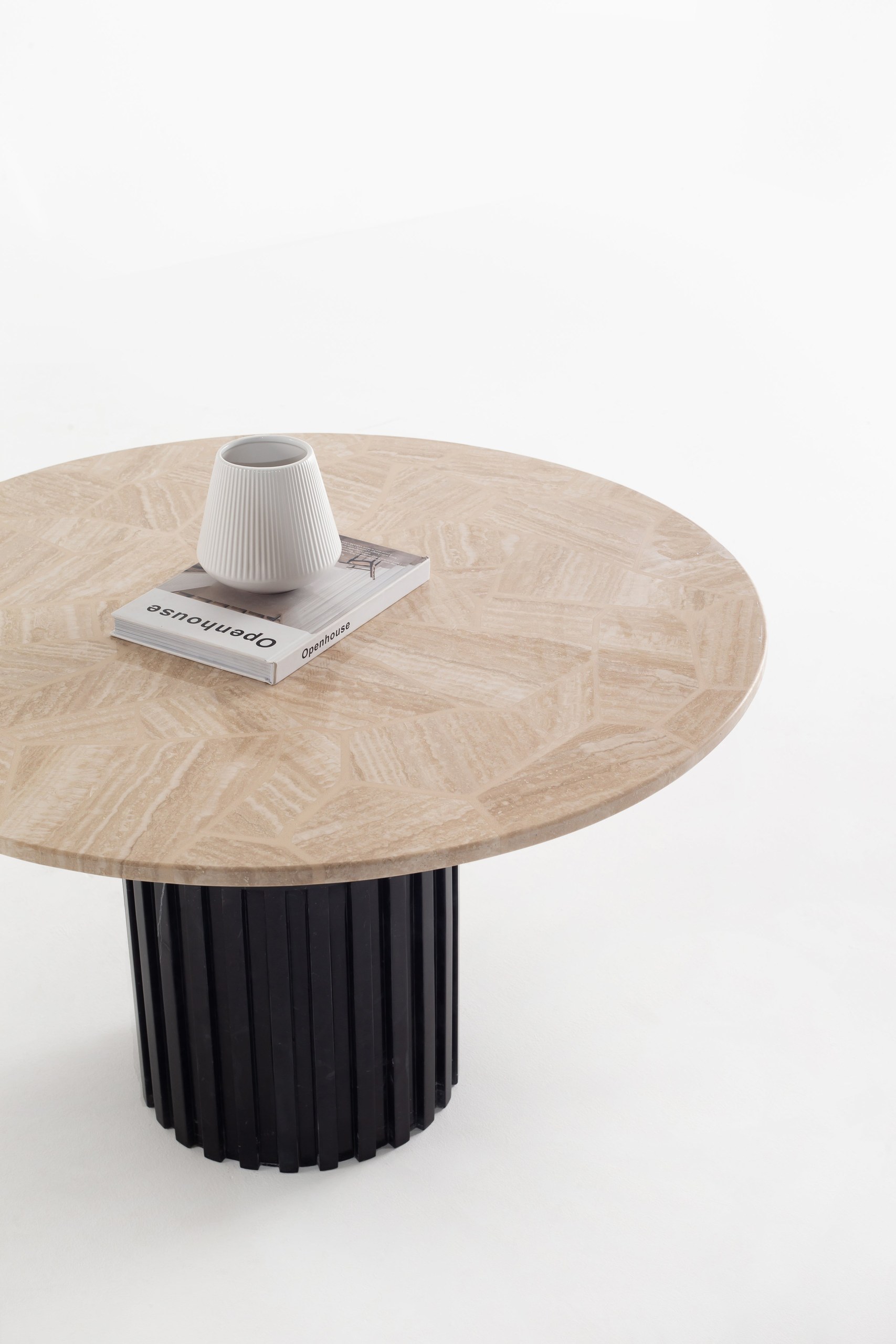 Delora Puzzle Travertine Coffee Table - Image 3