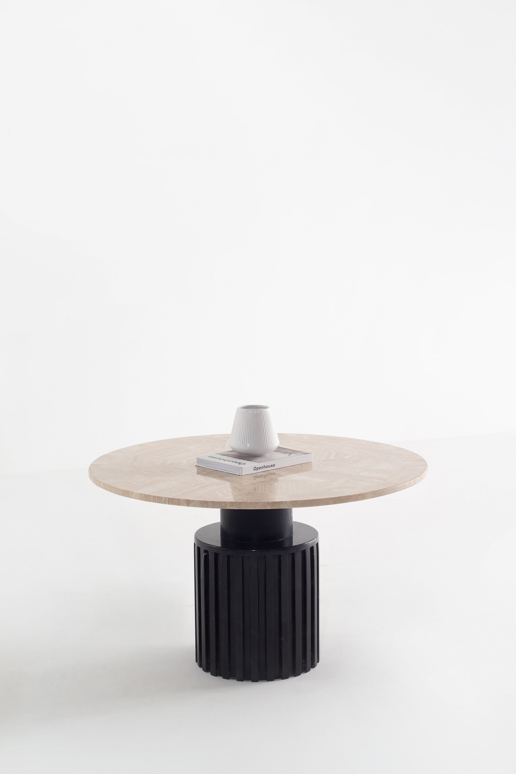 Delora Puzzle Travertine Coffee Table - Image 4