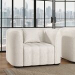 Fausta Stone Ivory Sofa Chair