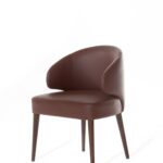 Janella Cafe Mocha Dining Chair