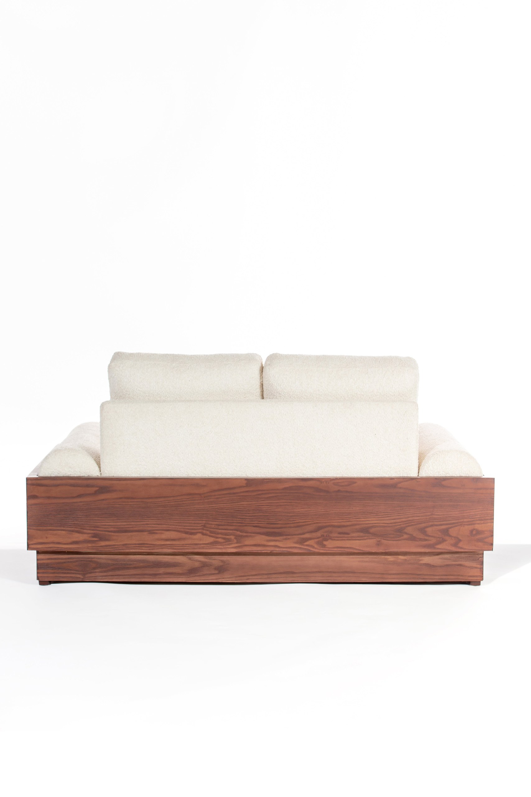 Zaylee Cream Boucle 2 Seater Sofa - Image 3