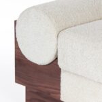 Zaylee Cream Boucle 3 Seater Sofa
