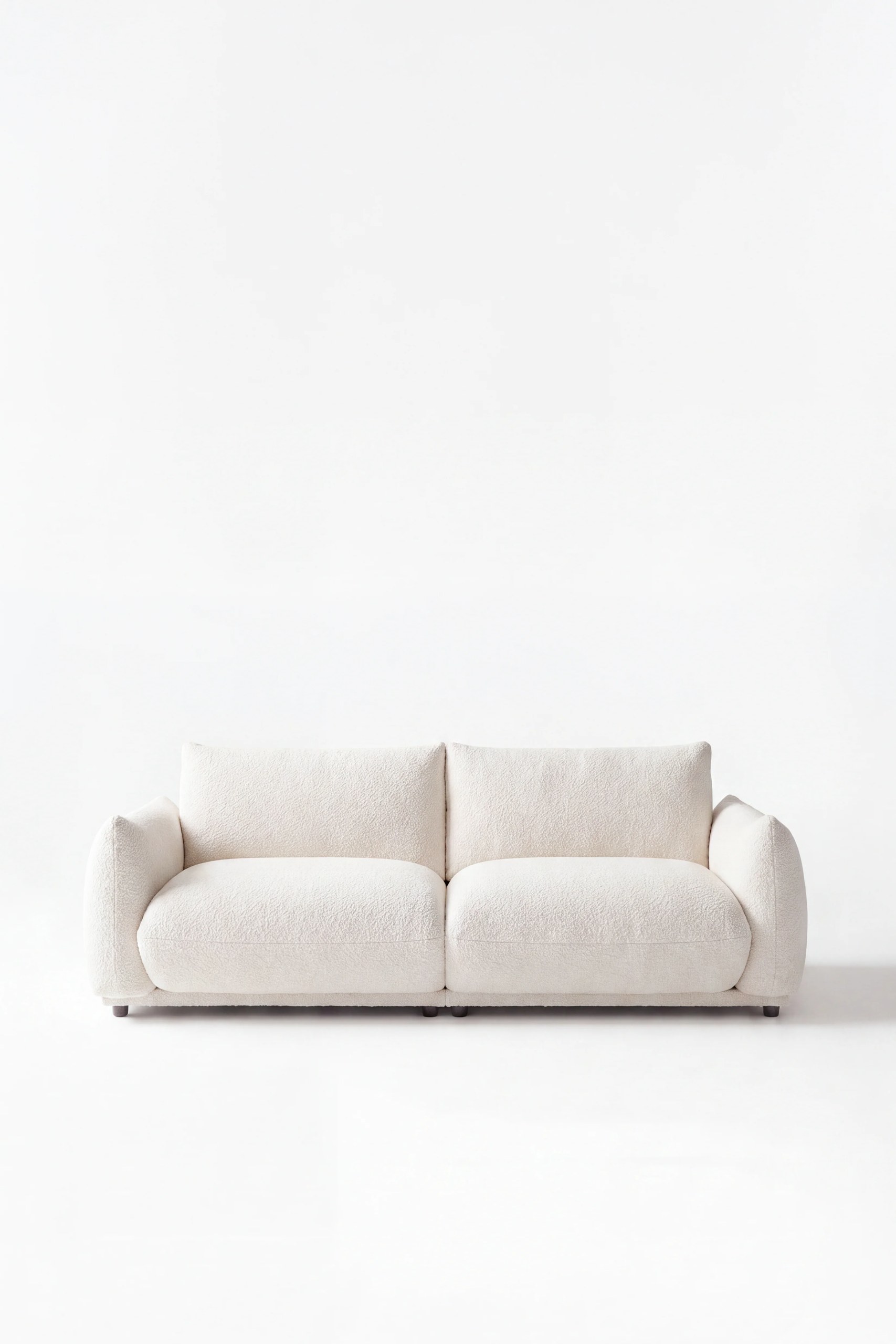 Alannah Off White Boucle Modular 2 Seater Sofa