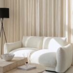 Alannah Off White Boucle Modular 2 Seater Sofa