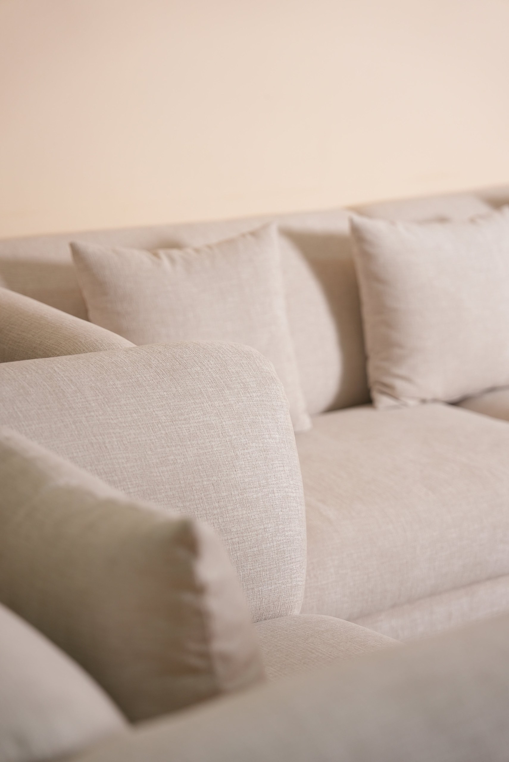 Liana Stone Ivory Sofa Chair - Image 4