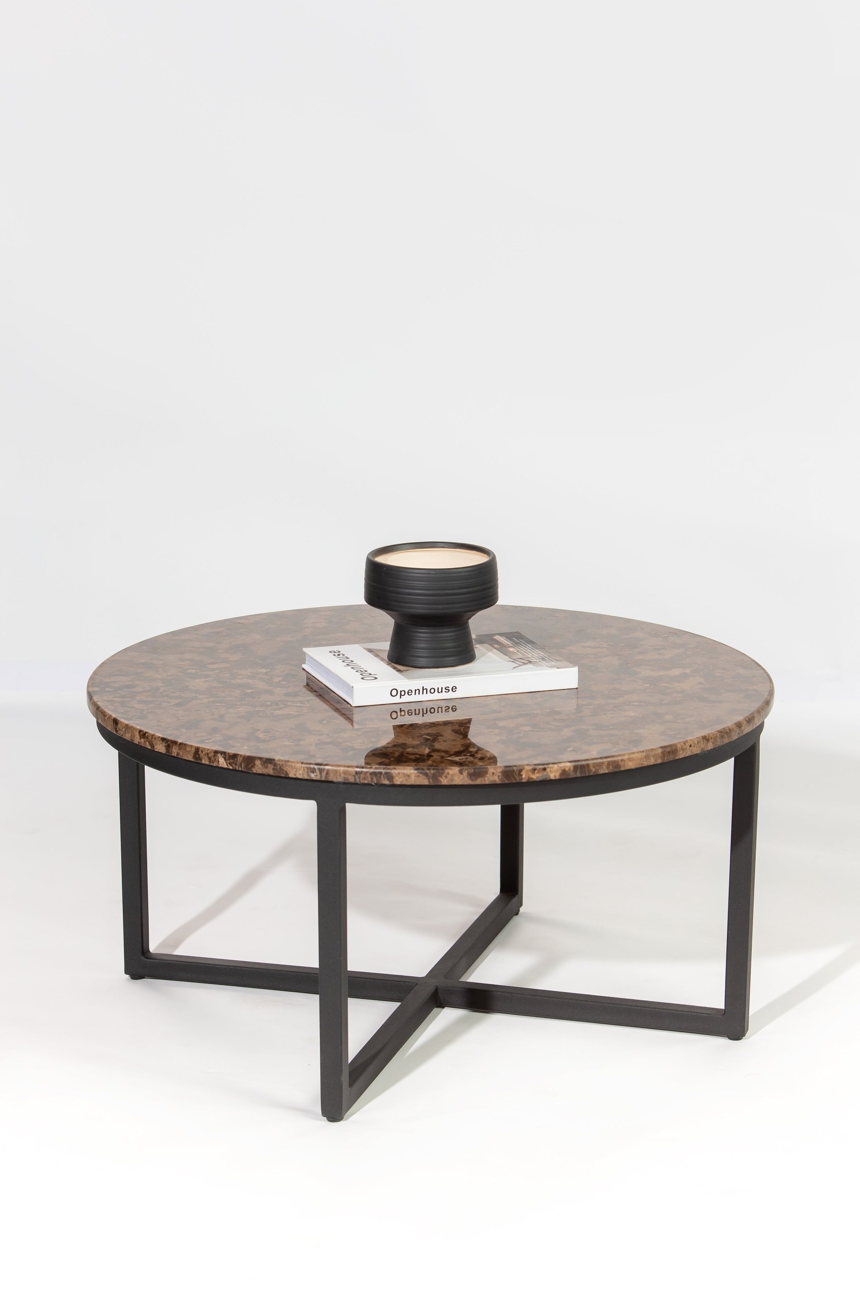 Selina Coffee Table With Black Base