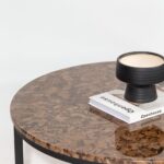 Selina Coffee Table With Black Base