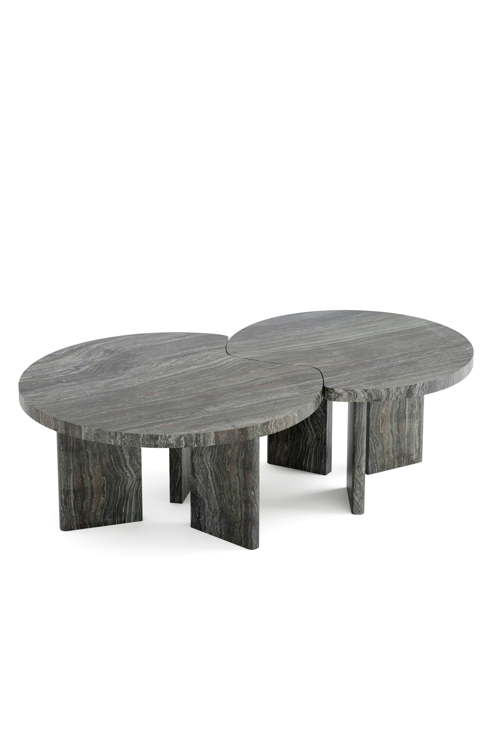 Agatha Travertine Coffee Table