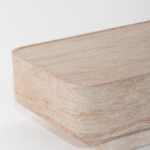 Blanca Travertine Finish Concrete Coffee Table
