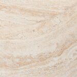 Rosso Travertine Finish Concrete Coffee Table